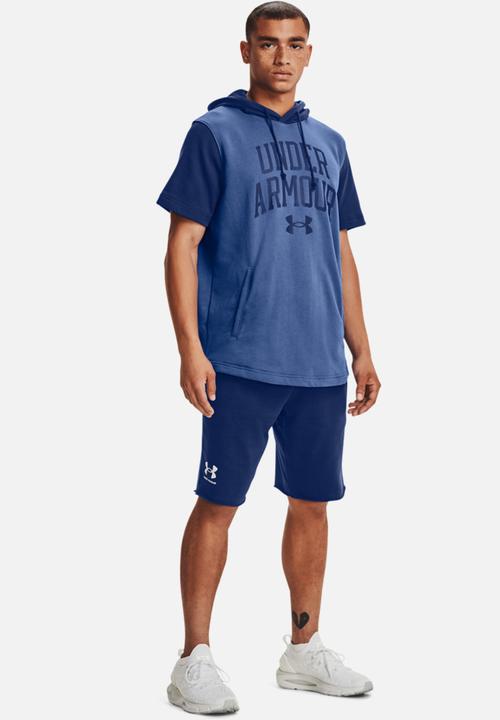 Under Armour - UA rival terry short - blue