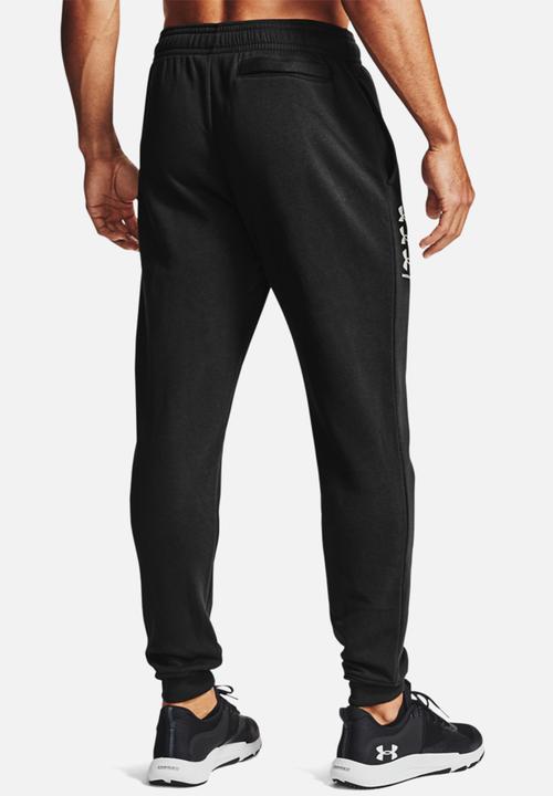 Under Armour - Ua rival fleece multilogo joggers - black
