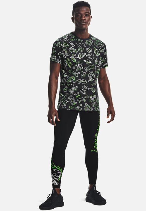 Under Armour - Ua run ur face off print short sleeve tee - black