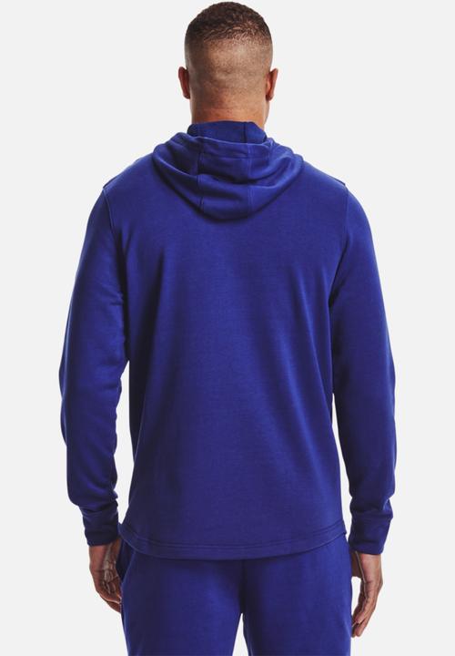 Under Armour - UA Rival Terry Big Logo Hoodie - blue