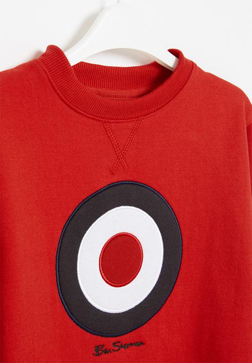 Ben Sherman - Boys target crew - red