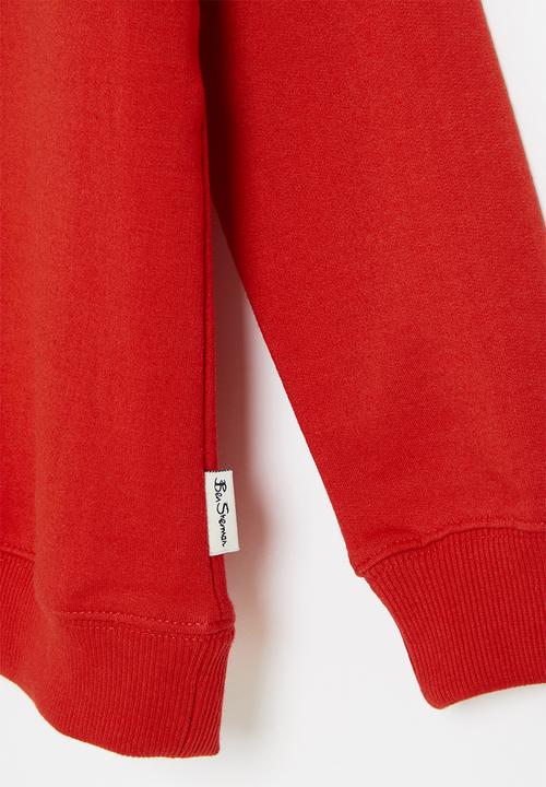 Ben Sherman - Boys target crew - red