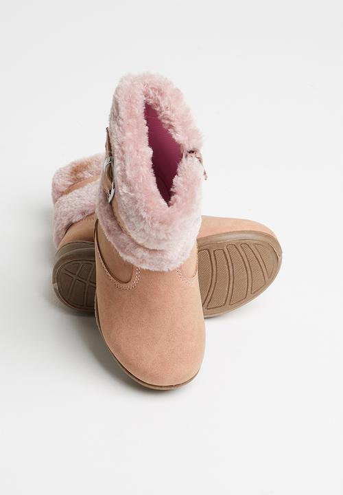 Pop Candy - Boots with buckle - dusty pink
