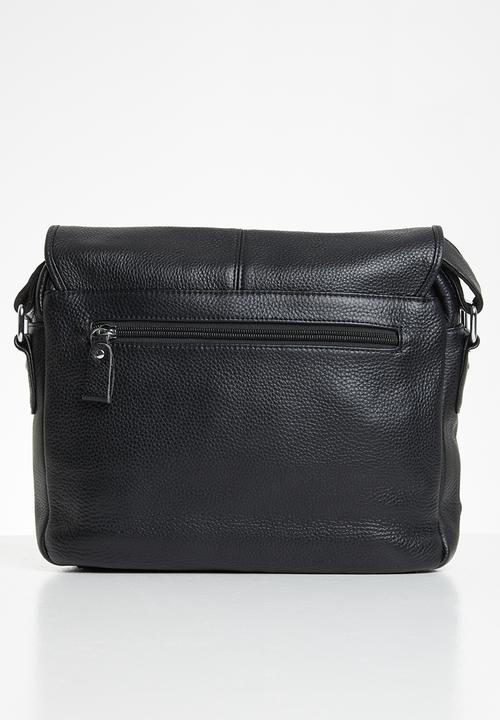 Superbalist - Leather crossbody bag - black