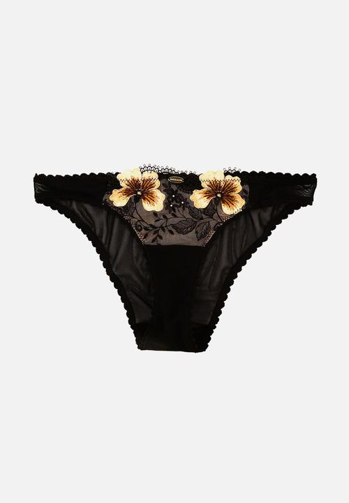 Nette Rose - Bernie bikini knicker - black