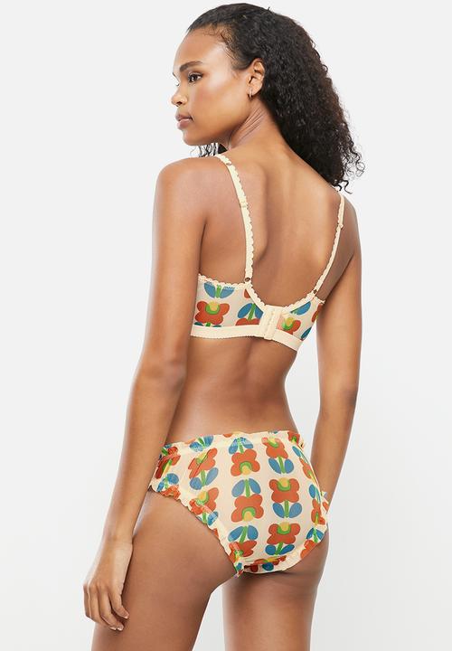 Nette Rose - Anna frill knicker - multi