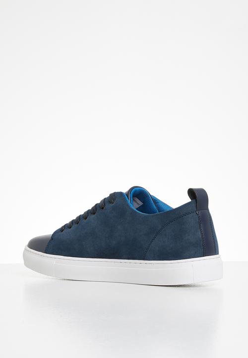 POLO - Hank tonal contrast sneaker - navy