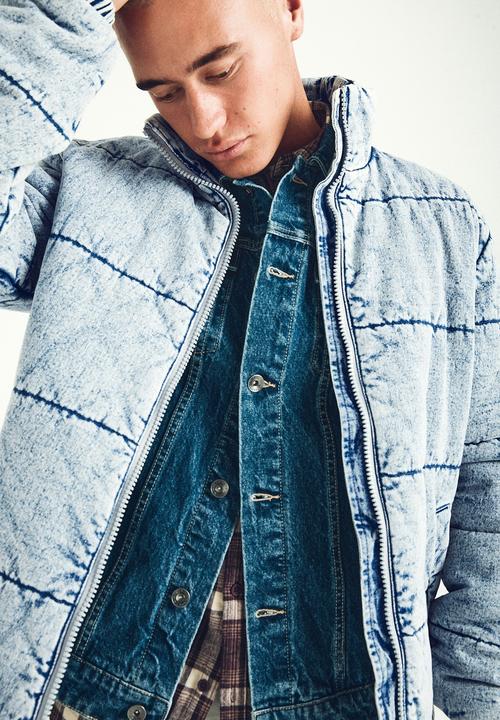 Cotton On - Denim puffer - blue