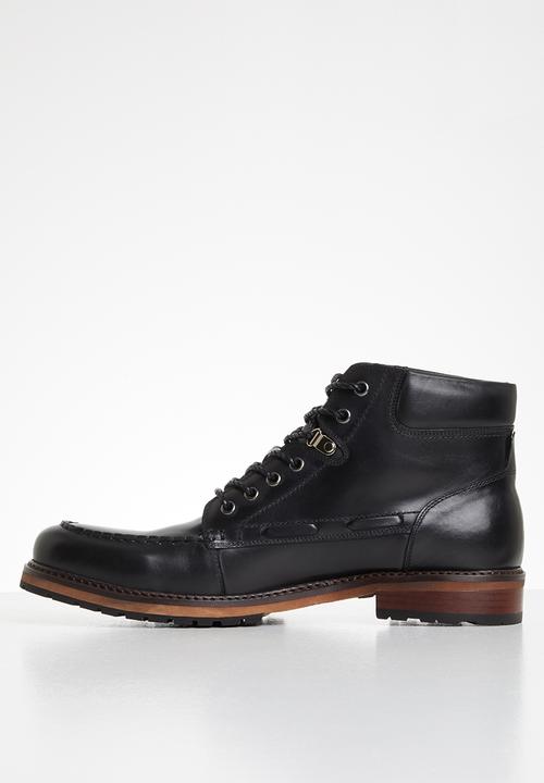 POLO - Dean leather chukka boot - black