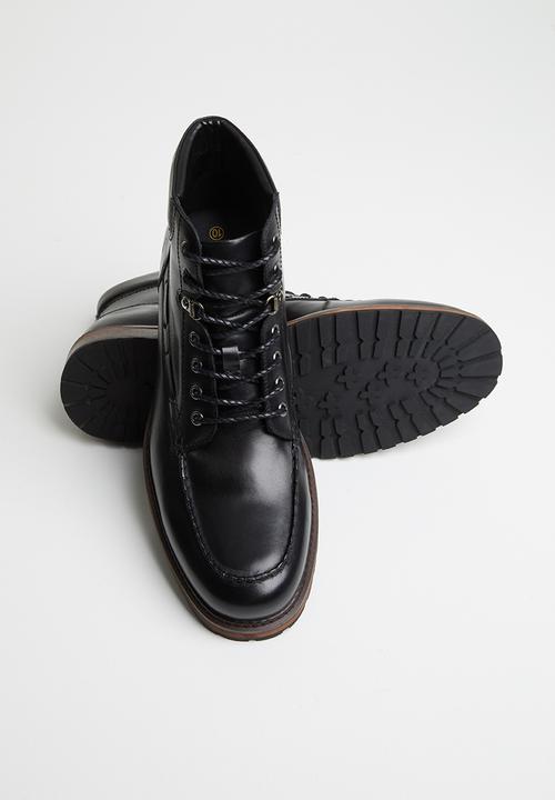 POLO - Dean leather chukka boot - black