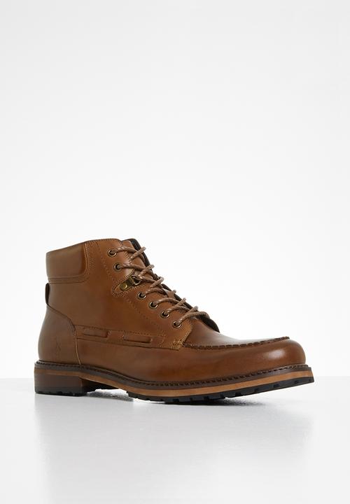 POLO - Dean leather chukka boot - tan