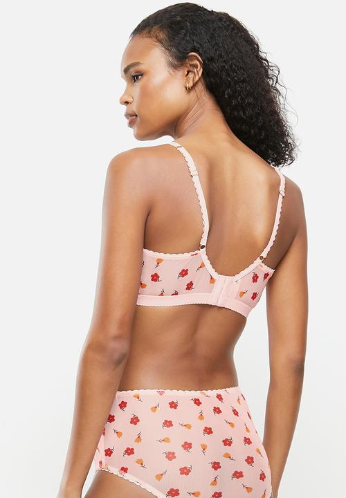 Nette Rose - Carrie crop bralette - pink