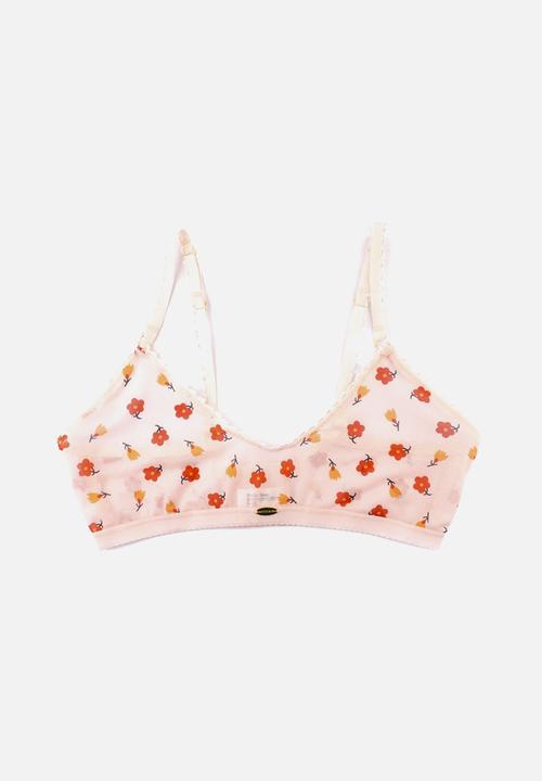 Nette Rose - Carrie crop bralette - pink