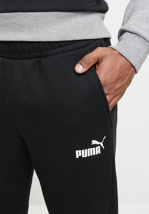 PUMA - Ess+ colorblock pants fl cl - black