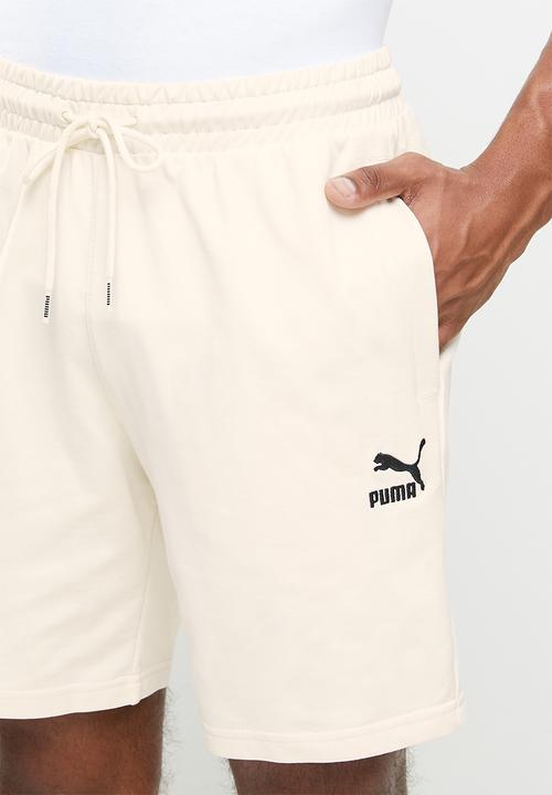 PUMA - Classics logo shorts 8” baby tr - beige
