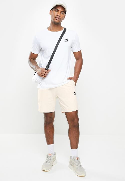 PUMA - Classics logo shorts 8” baby tr - beige