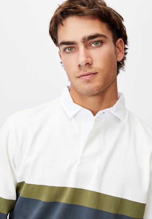 Cotton On - Rugby long sleeve polo - multi