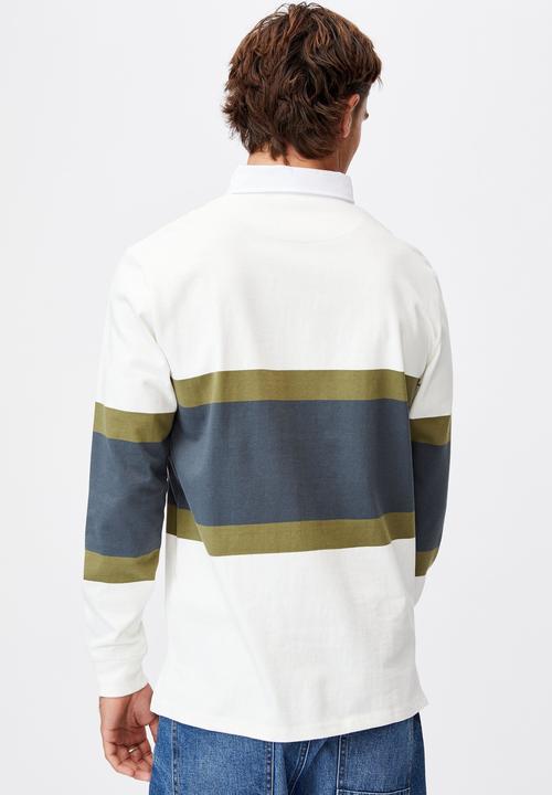 Cotton On - Rugby long sleeve polo - multi