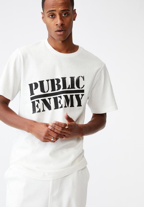 Cotton On - Tbar collab icon T-shirt - white
