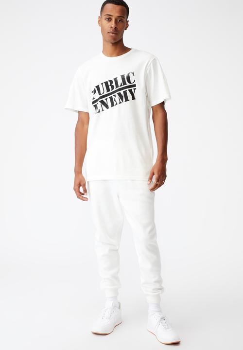 Cotton On - Tbar collab icon T-shirt - white
