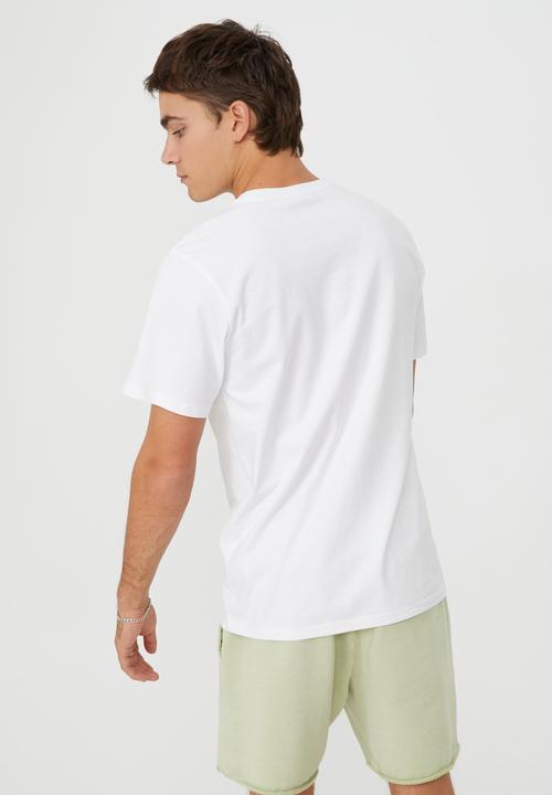 Cotton On - Tbar collab movie and tv T-shirt - white
