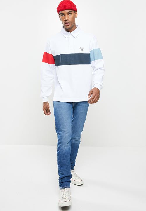Converse - Todd snyder converse long sleeve rugby - white
