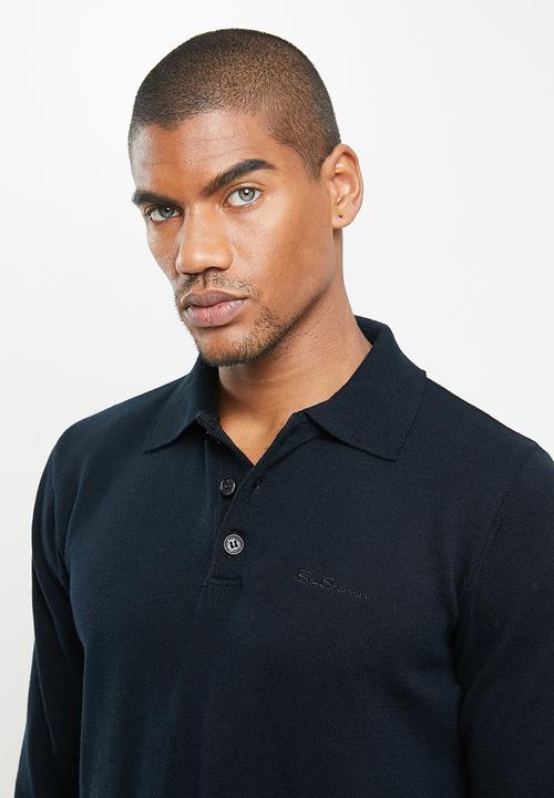 Ben Sherman - Sportshirt Knit - Black