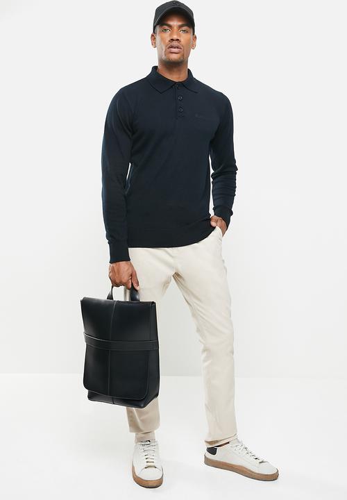 Ben Sherman - Sportshirt Knit - Black