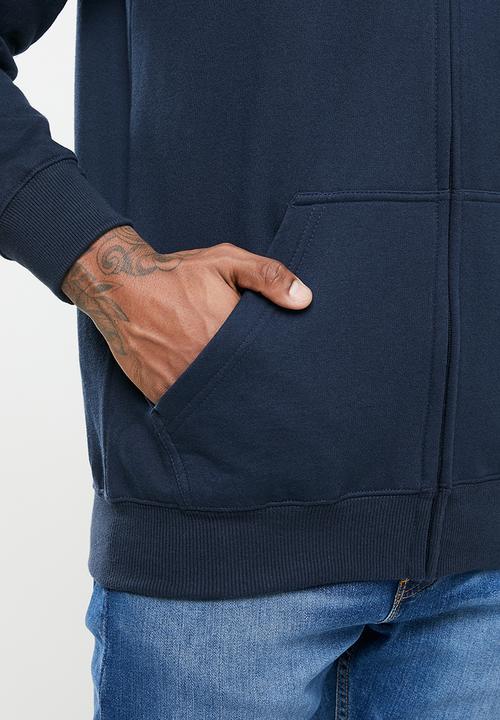 Ben Sherman - Cat zip sweat - navy