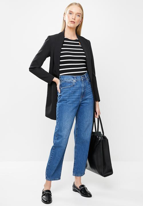 MANGO - Bodysuit vigo - black & white 
