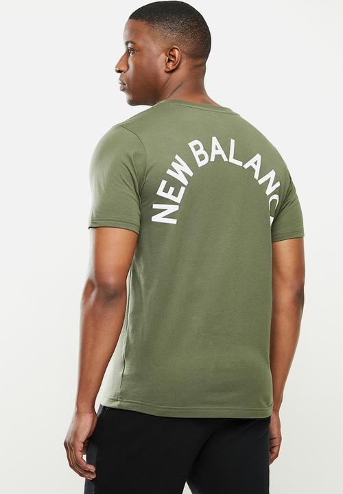 New Balance  - New Balance  classics arch tee - green 