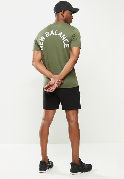 New Balance  - New Balance  classics arch tee - green 