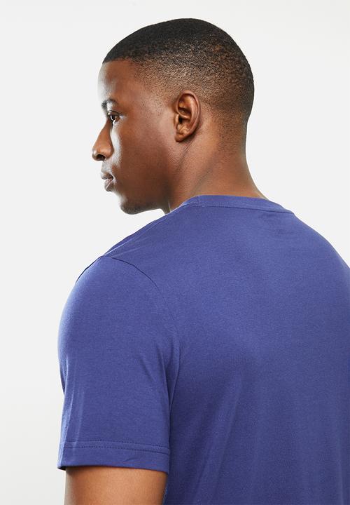 JEEP - Alex short sleeve ess logo tee - blue