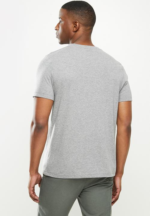 JEEP - Alex short sleeve ess logo tee - grey