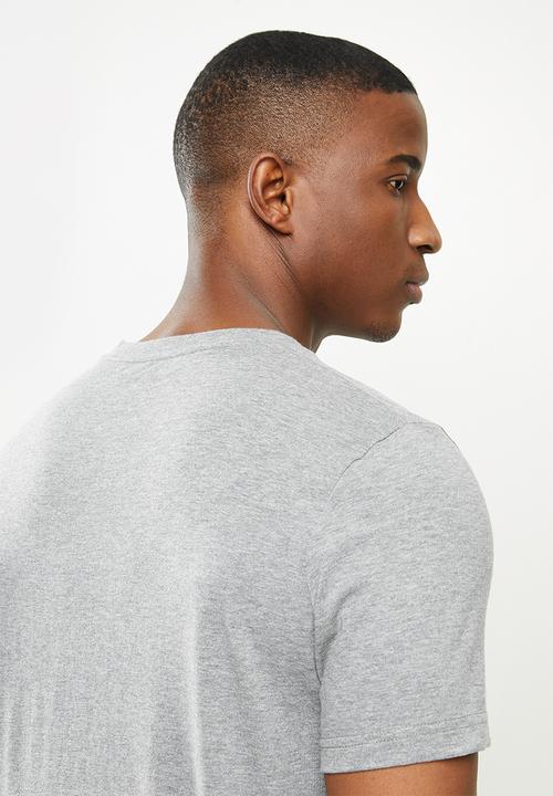 JEEP - Alex short sleeve ess logo tee - grey