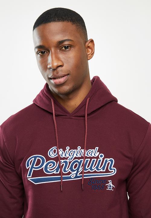 Original Penguin - Hooded sweat - tawny port