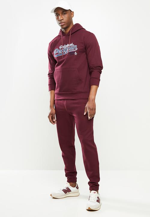 Original Penguin - Hooded sweat - tawny port