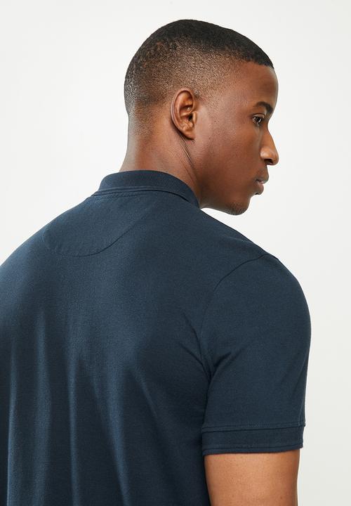 Original Penguin - Raised rib polo - dark sapphire