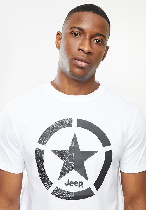 JEEP - Smith short sleeve logo tee - white