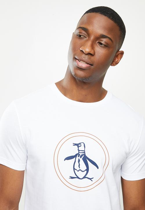 Original Penguin - Circle logo tee - bright white