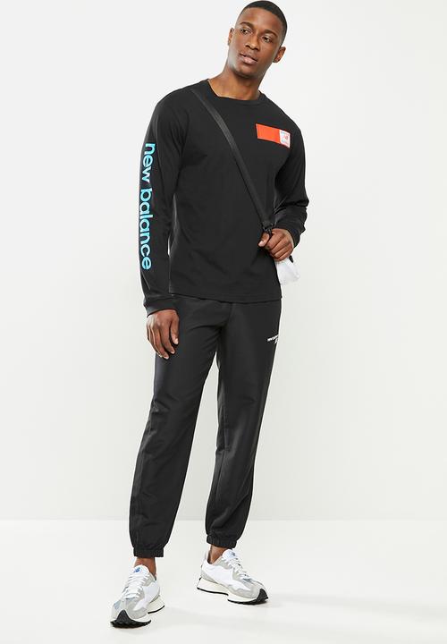 New Balance  - New Balance classics fashion woven pant - black