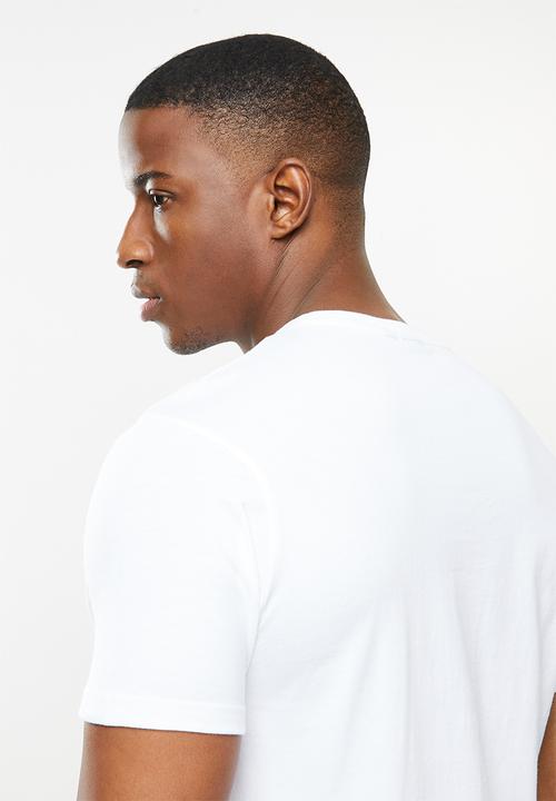 POLO - Peter crew neck logo short sleeve tee - white
