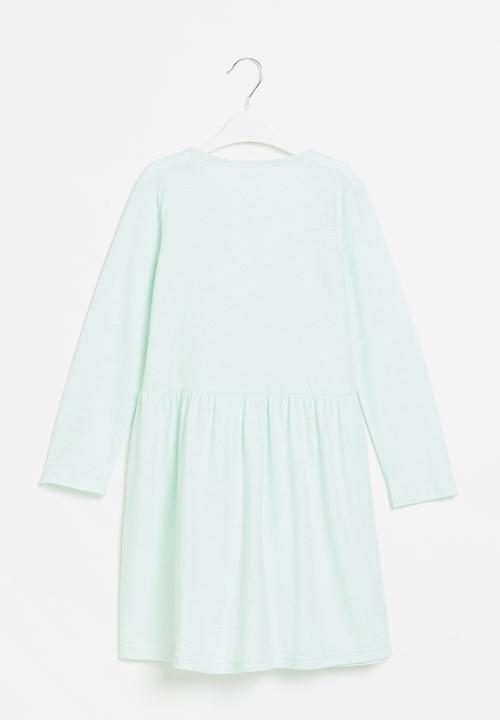 Pop Candy - Girls long sleeve dress - mint