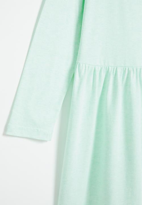 Pop Candy - Girls long sleeve dress - mint