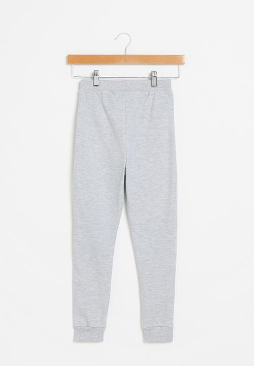 Pop Candy - Colour blocked  jogger- grey 