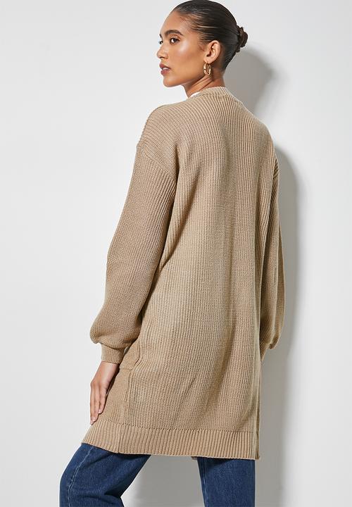 Superbalist - Blouson  sleeve cardigan - tonal melange