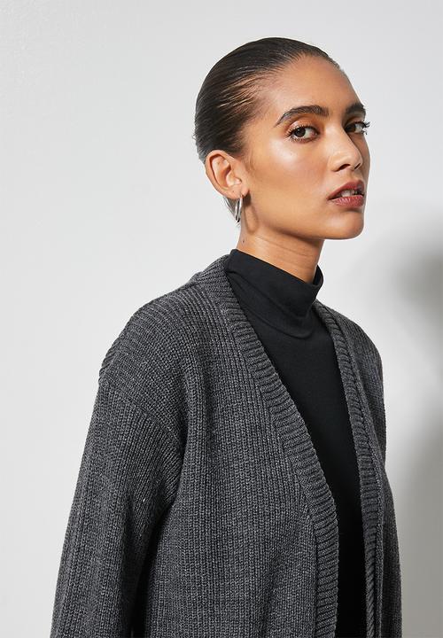 Superbalist - Blouson  sleeve cardigan - steel grey