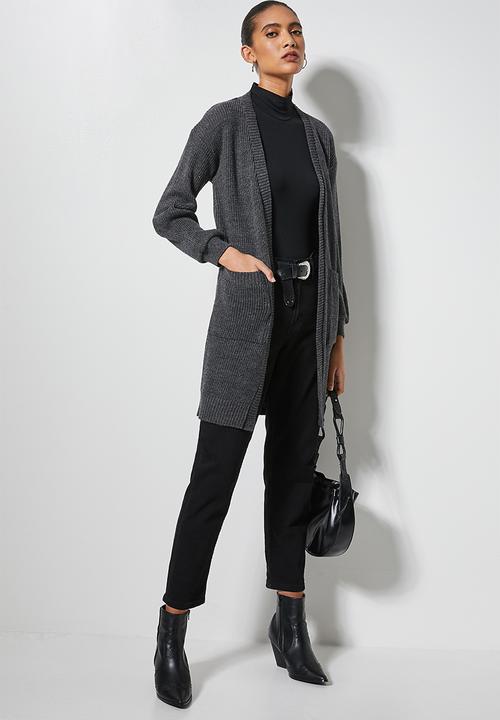Superbalist - Blouson  sleeve cardigan - steel grey