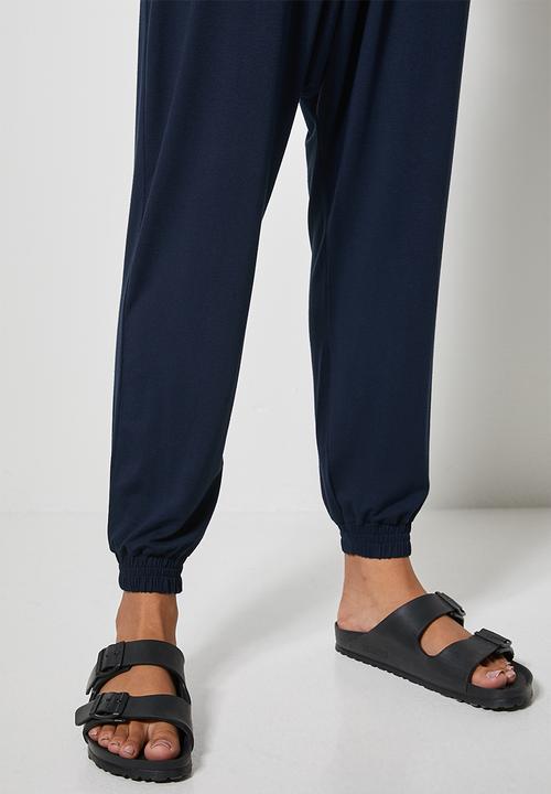 Superbalist - Drop crotch knit jogger - ink