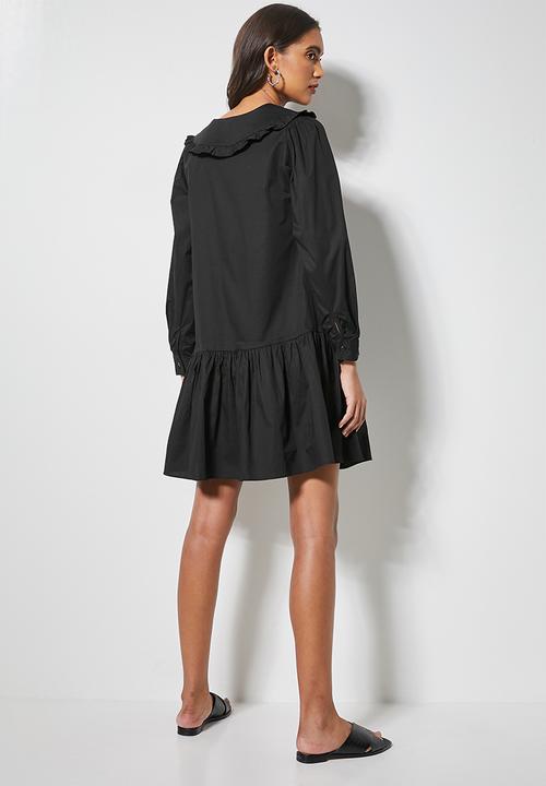 Superbalist - Peterpan collar dress - black